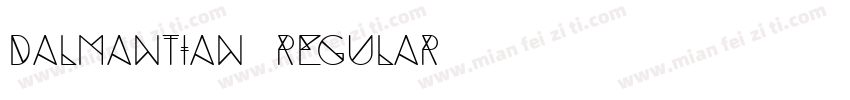 Dalmantian Regular字体转换